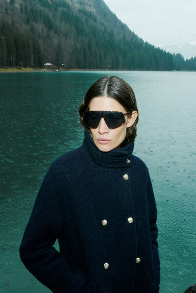 Jas Gaby marineblauw vrouw