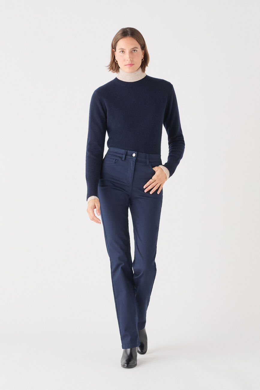 Prayanoc trousers navy blue woman