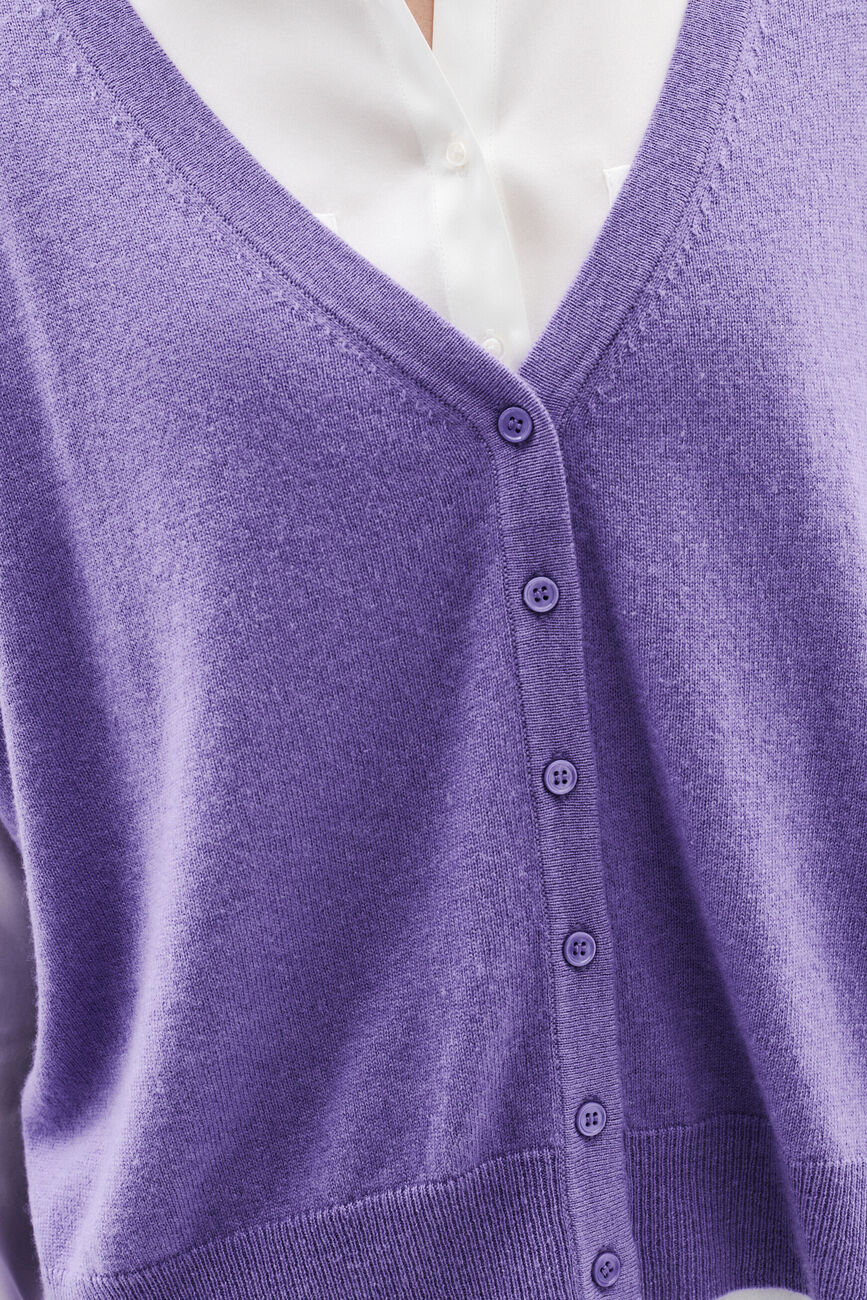 gilet lexie mauve femme