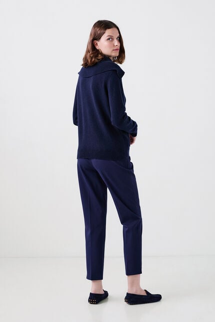 Gilet mlouna bleu marine femme