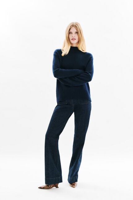 Mcamelia sweater navy blue woman
