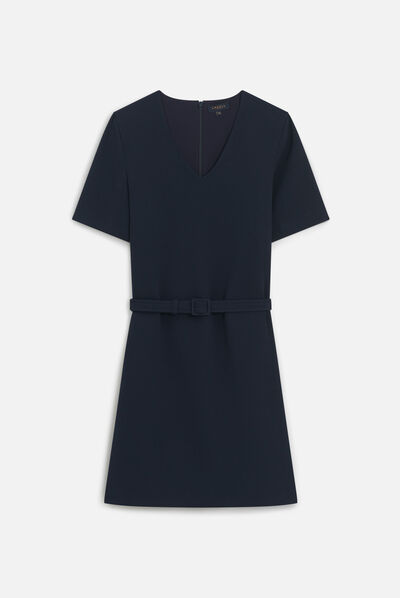 Robe reine bleu marine femme
