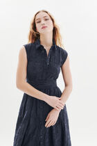 Rbetty dress navy blue woman