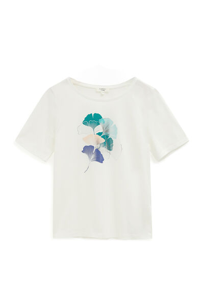 T-shirt Aja à visuel bleu turquoise femme