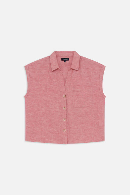 Cemila-Hemd bordeaux damen