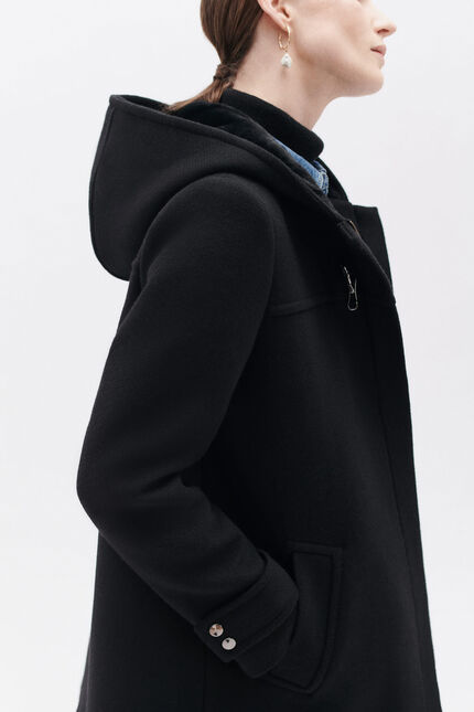 Manteau guimotin noir femme