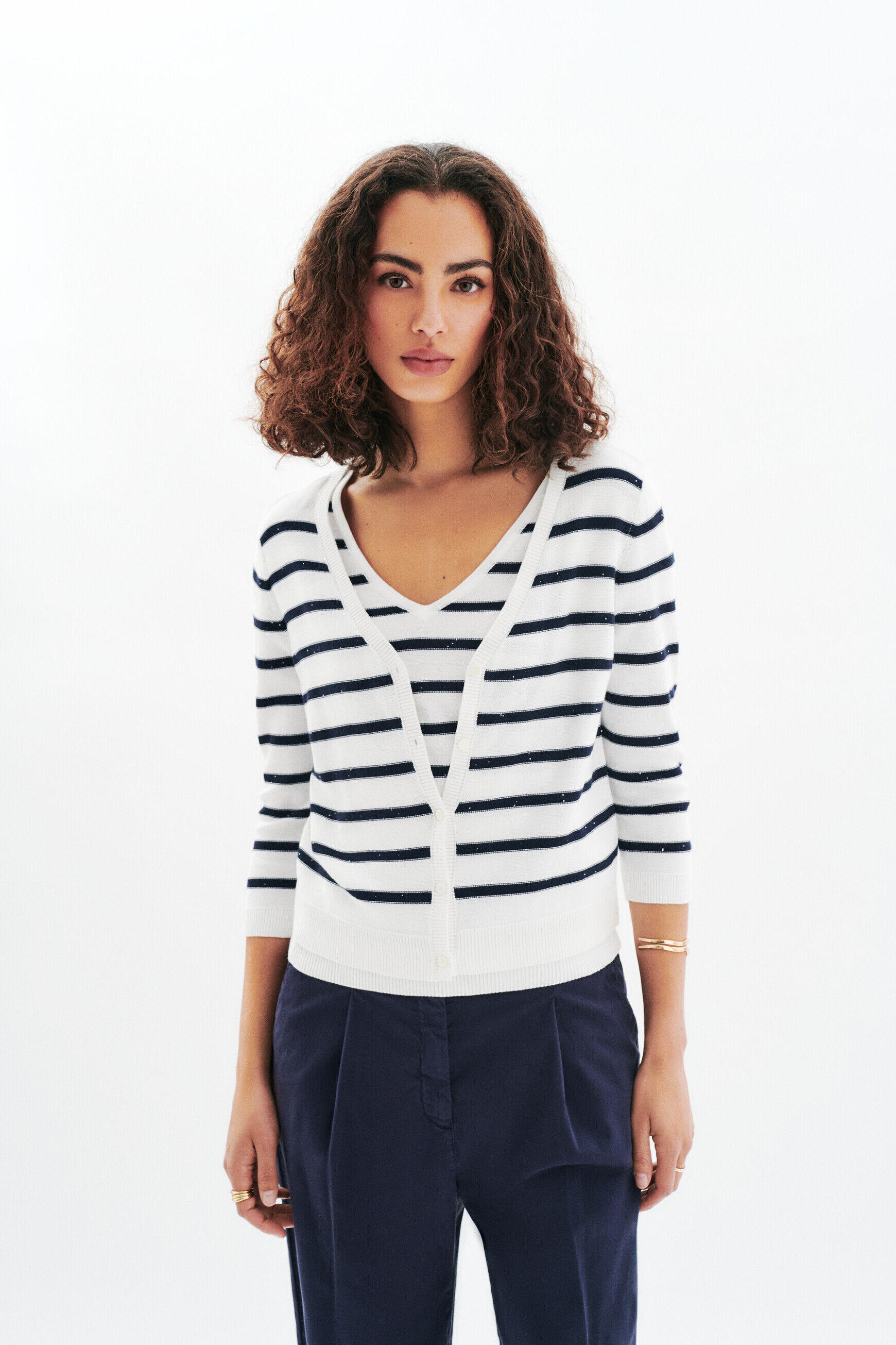 Gilet Msuzy bleu marine femme