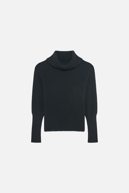 Maglione mwarren Made in Italy nero donna