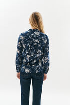 Jessica7 shirt navy blue woman