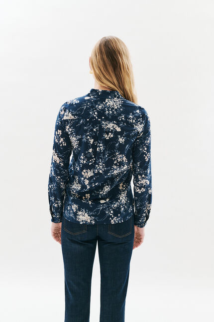 Chemise Jessica7 bleu marine femme