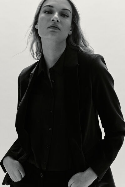 blazer aurora prune femme