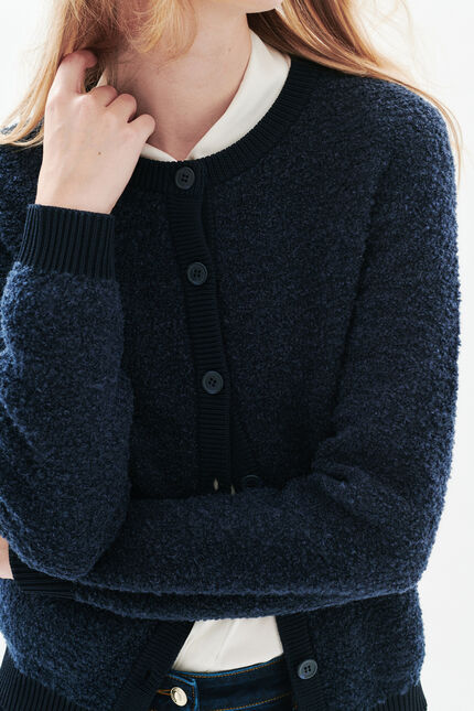Veste will bleu marine femme