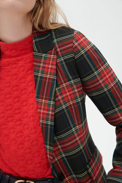Veste vaura rouge femme