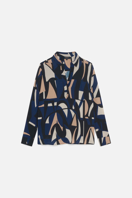 Blouse lovely2 bleu marine femme