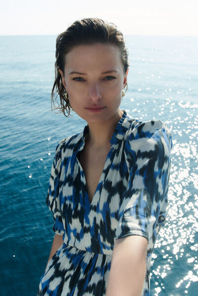Robe rfrida denim baby bleu femme