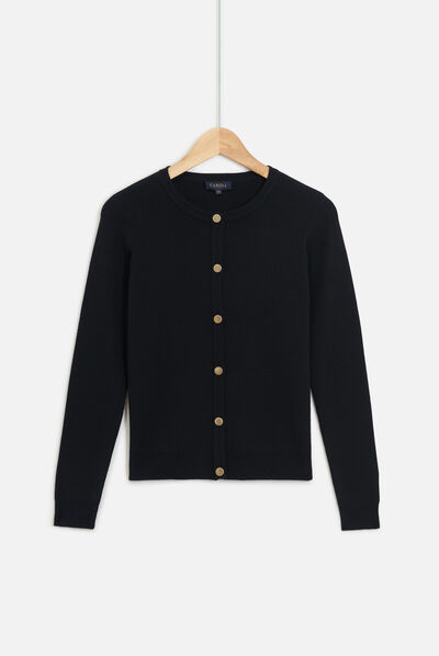 cardigan harold noir femme