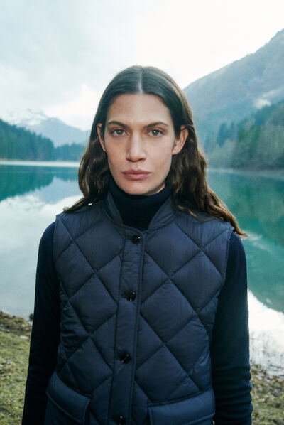 doudoune lily bleu marine femme