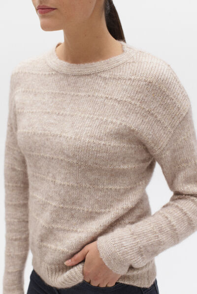 pull natalia camel femme