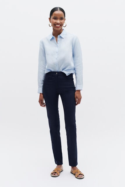 pantalon craig bleu marine femme