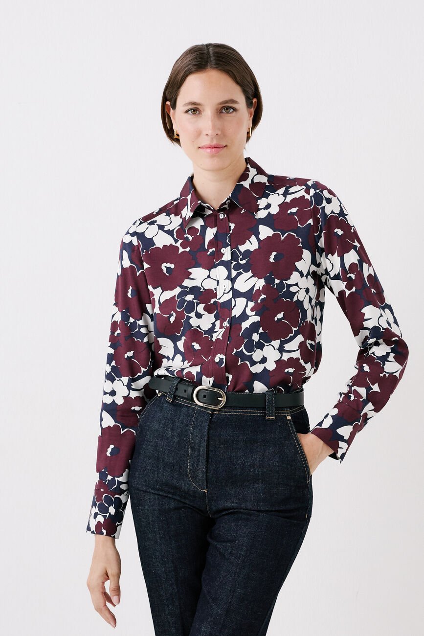 cessy1 shirt burgundy woman