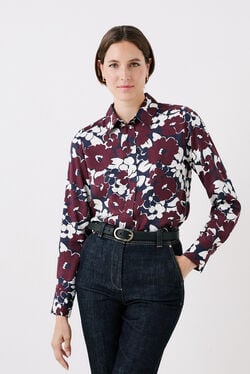 cessy1 shirt burgundy woman
