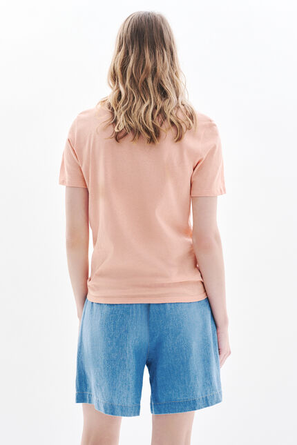 Camiseta jin rosa claro mujer