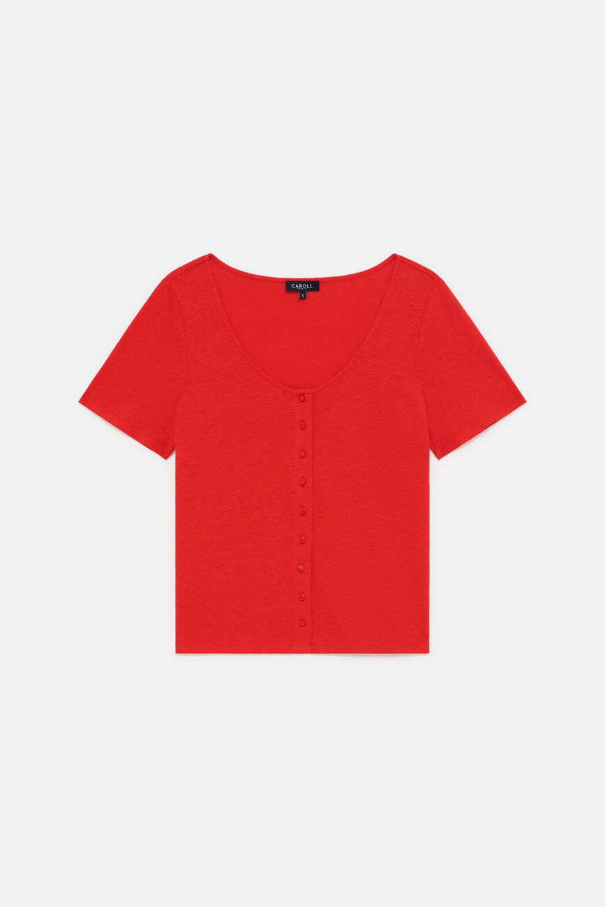 T-shirt Tvalentine rouge femme