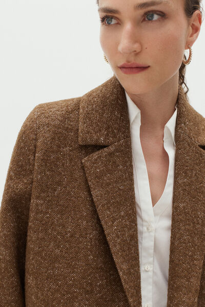 manteau jeremie vert kaki femme