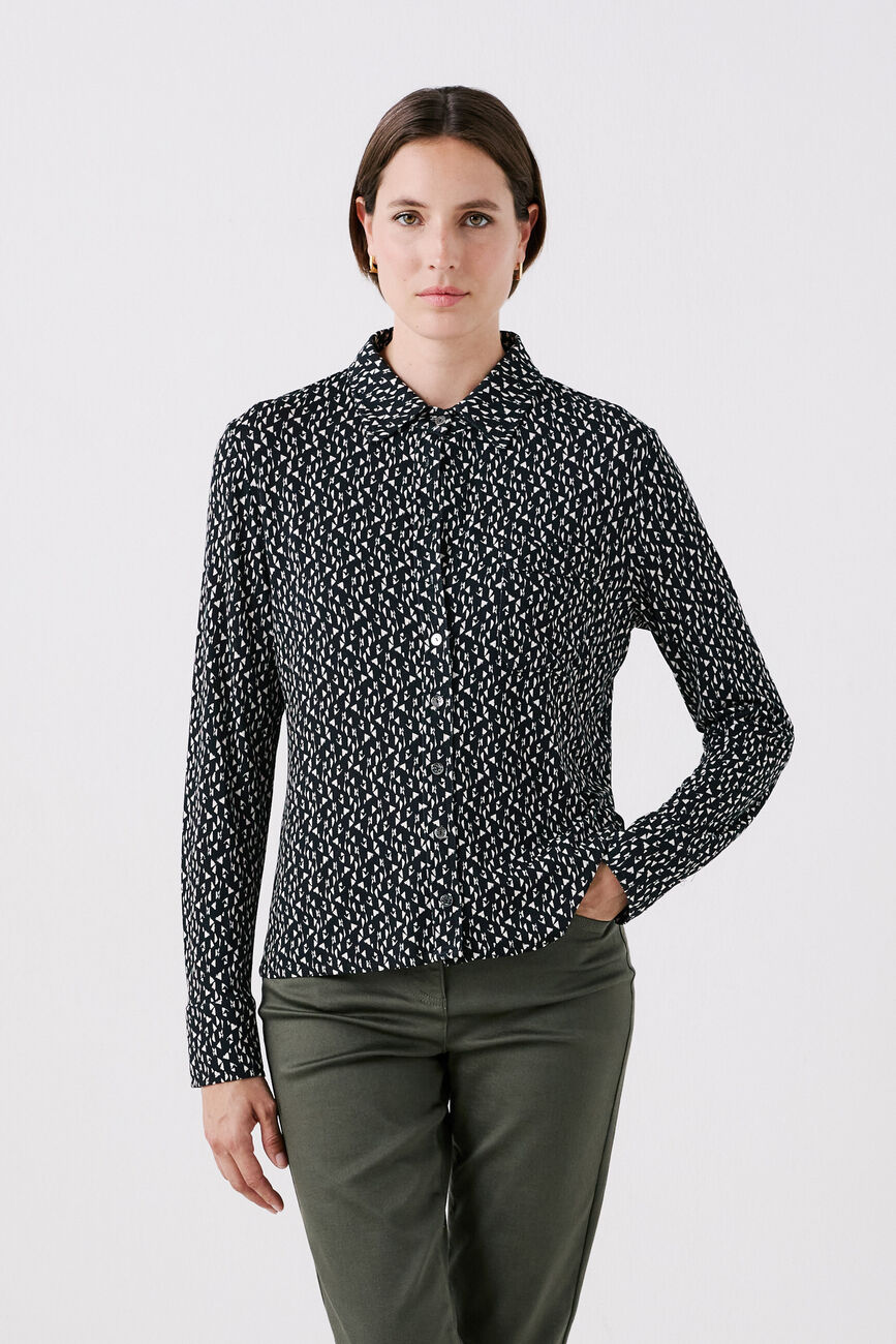 T-shirt talba2 black woman