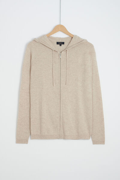 gilet basile b beige femme