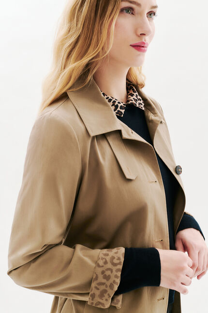 Trench Gelisol taupe mujer