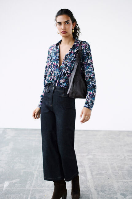 Jean teano denim double stone femme