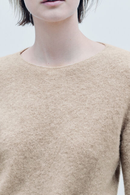 Pull Beverly made in Italy sable femme
