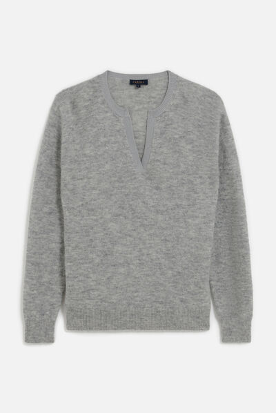 Pull maddy gris clair femme
