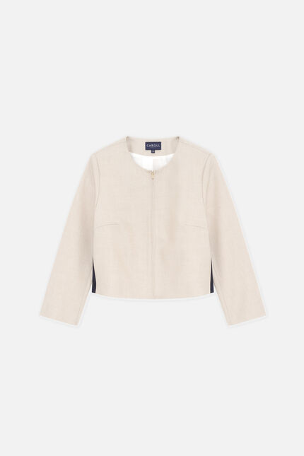 Chaqueta Vambras arena mujer