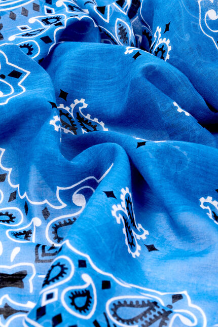 Foulard Ladana vert canard femme