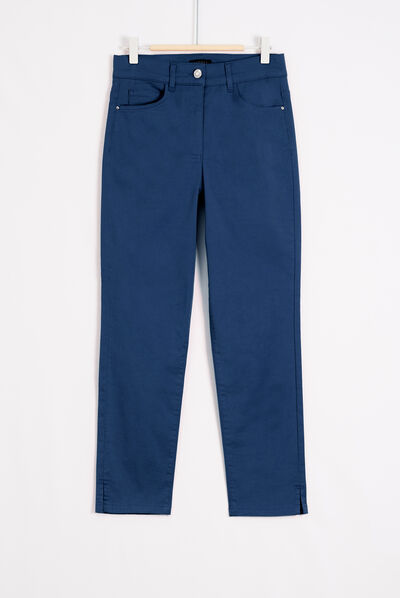 pantalon mason bleu marine femme