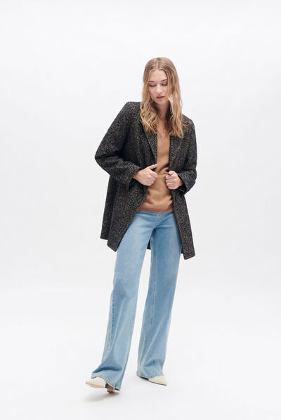 Jas Gustin marineblauw vrouw