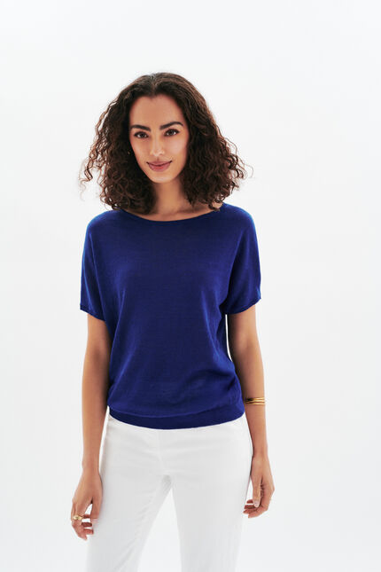 Pull mila bleu roi femme