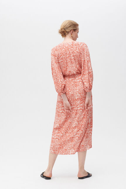 Rita dress orange woman