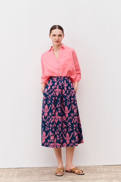 Rock Camilia rose damen