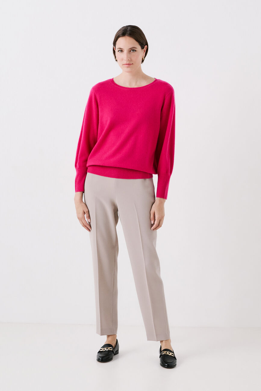 Pull mchelsea 100 % cachemire rose femme