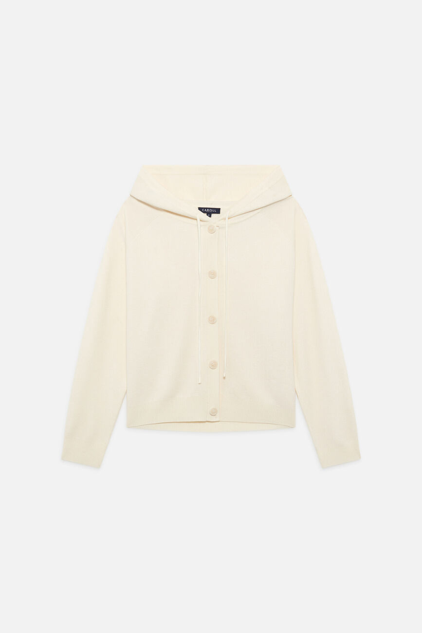 Gilet Monsina ecru femme