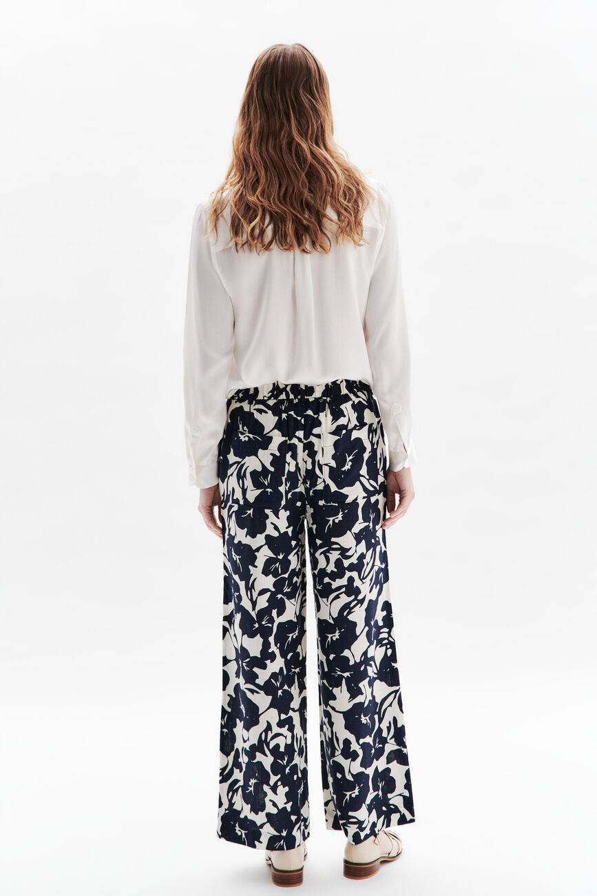 Pantalon Panda blanc femme