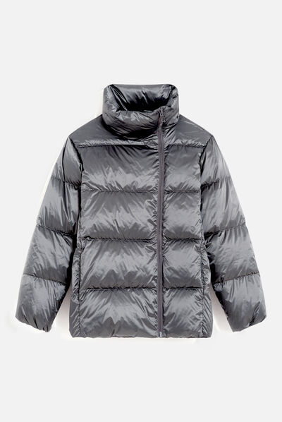 Doudoune gedeon gris fonce femme