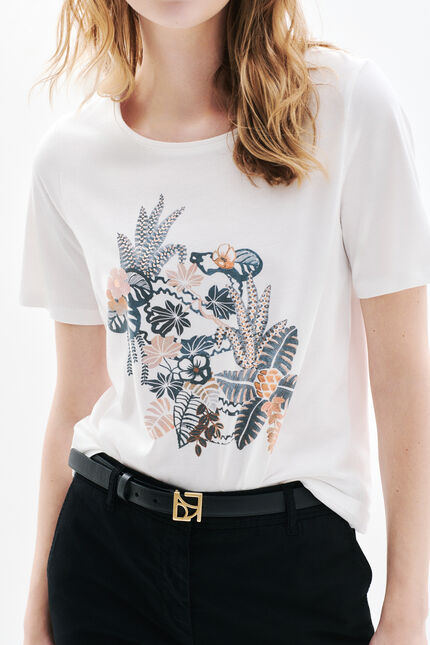 Camiseta Tserpenti cinza escuro mulher
