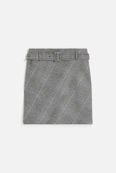 Jupe janyce bleu electrique femme