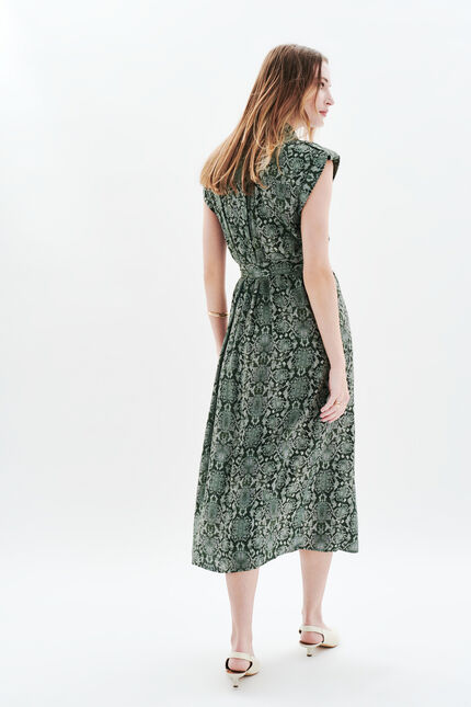 Abito Rloly verde cachi donna