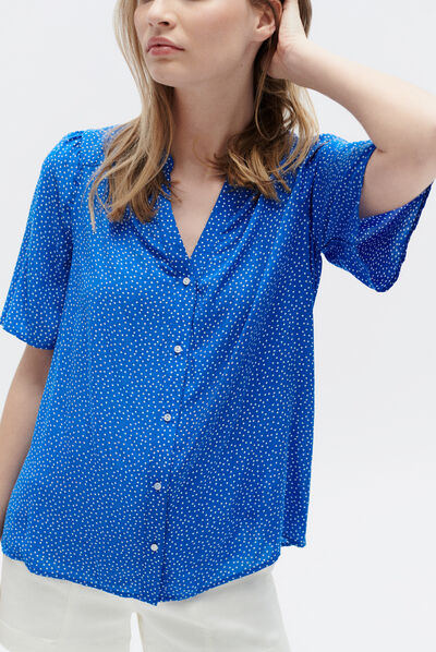 Camicia carla3 blu navy donna