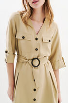 Rsarah dress taupe woman